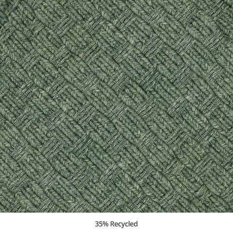 Homespice Ultra Durable Basket Weave Braided Rug Brown 60 X 90 Area Rug 315892 816-130724 Image 2