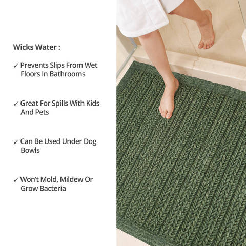 Homespice Ultra Durable Cable Weave Braided Rug Brown 40 X 60 Area Rug 313959 816-130727 Image 5