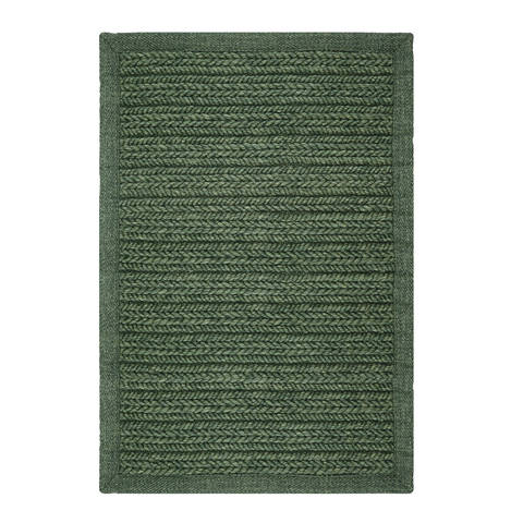 Homespice Ultra Durable Cable Weave Braided Rug Brown 40 X 60 Area Rug 313959 816-130727 Image 0