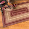 Homespice Ultra Wool Braided Rug Red 18 X 26 Area Rug 711182 816-130731 Thumb 1