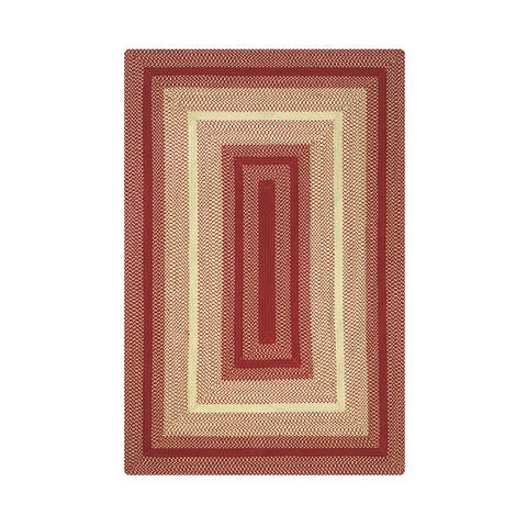 Homespice Ultra Wool Braided Rug Red 40 X 60 Area Rug 713186 816-130733 Image 0