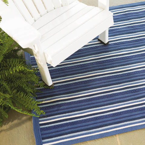 Homespice Ultra Wool Braided Rug Blue 40 X 60 Area Rug 743107 816-130741 Image 1