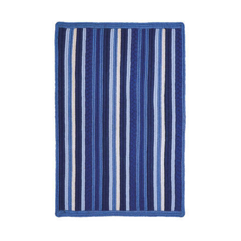 Homespice Ultra Wool Braided Rug Blue 40 X 60 Area Rug 743107 816-130741 Image 0