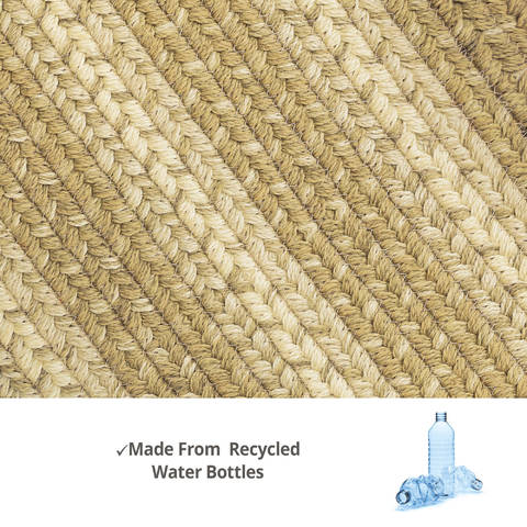 Homespice Ultra Wool Braided Rug Brown Runner 110 X 60 Area Rug 719089 816-130761 Image 1