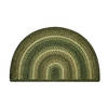 Homespice Jute Braided Rug Green Half Round 20 X 33 Area Rug 533777 816-130777 Thumb 0