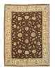 Agra Brown Hand Knotted 101 X 138  Area Rug 834-130809 Thumb 0