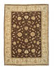 Agra Brown Hand Knotted 101 X 138 Area Rug 834-130809 Thumb 0