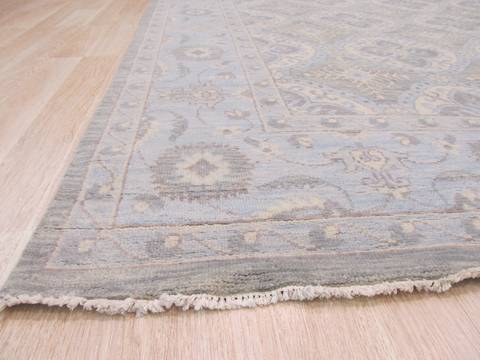 Blue Hand Knotted 90 X 120 Area Rug 834-130831 Image 1