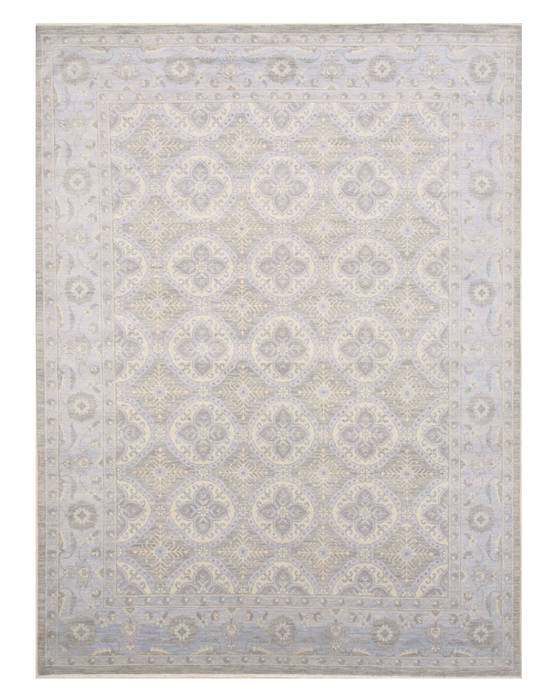 Blue Hand Knotted 90 X 120 Area Rug 834-130831 Image 0