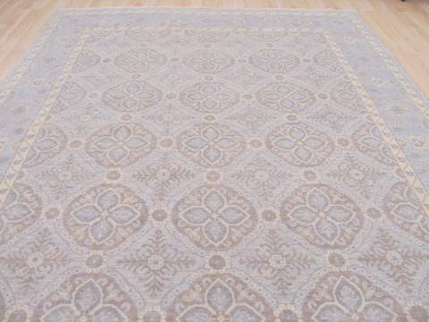 Blue Hand Knotted 90 X 120 Area Rug 834-130832 Image 4
