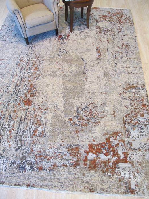 Modern-Contemporary Multicolor Hand Knotted 811 X 120 Area Rug 834-130840 Image 3