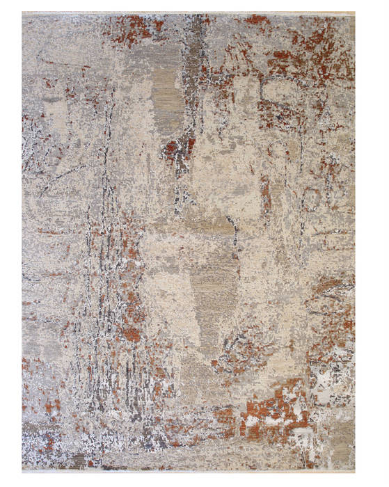 Modern-Contemporary Multicolor Hand Knotted 811 X 120 Area Rug 834-130840 Image 0