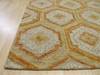 Geometric Yellow Hand Tufted 79 X 99 Area Rug 834-130856 Thumb 1