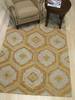 Geometric Yellow Hand Tufted 79 X 99 Area Rug 834-130856 Thumb 3