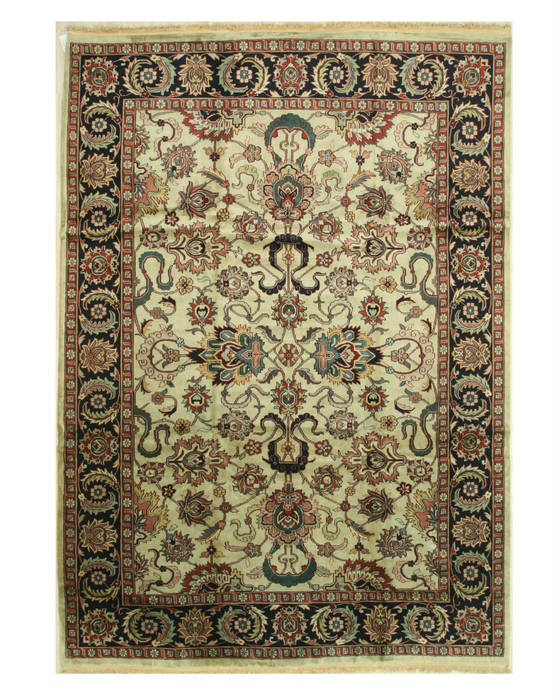 Mahal Beige Hand Knotted 100 X 1311 Area Rug 834-130870 Image 0