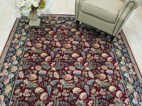 Pak-Persian Red Hand Knotted 61 X 94 Area Rug 834-130871 Image 3