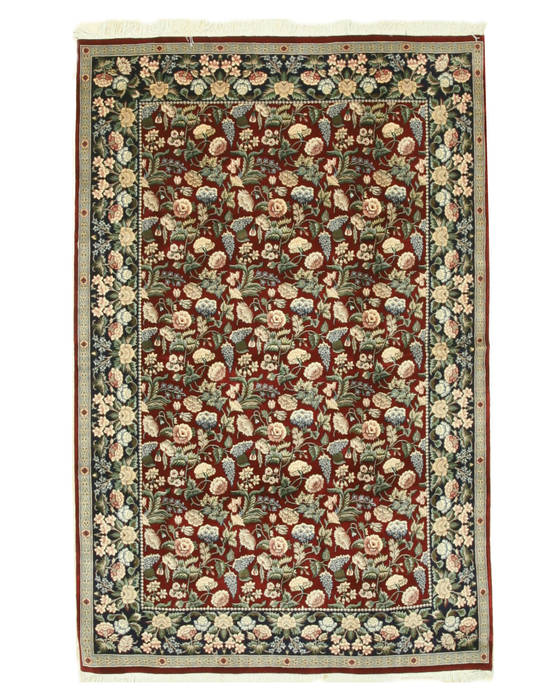 Pak-Persian Red Hand Knotted 61 X 94 Area Rug 834-130871 Image 0