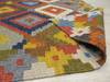Kilim Multicolor Hand Made 50 X 80 Area Rug 834-130877 Thumb 2