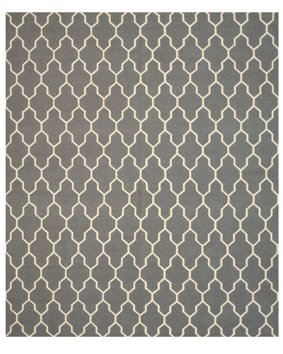 Kilim Grey Hand Made 80 X 100 Area Rug 834-130887 Image 0