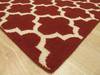 Modern-Contemporary Red Hand Made 80 X 100  Area Rug 834-130904 Thumb 1