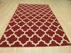 Modern-Contemporary Red Hand Made 80 X 100  Area Rug 834-130904 Thumb 2