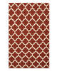 Modern-Contemporary Red Hand Made 80 X 100  Area Rug 834-130904 Thumb 0