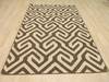 Modern-Contemporary Brown Hand Made 90 X 120 Area Rug 834-130907 Thumb 2