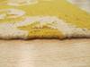 Modern-Contemporary Yellow Hand Made 120 X 151  Area Rug 834-130908 Thumb 3