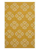 Modern-Contemporary Yellow Hand Made 120 X 151  Area Rug 834-130908 Thumb 0