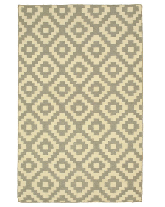 Modern-Contemporary Grey Hand Made 120 X 151  Area Rug 834-130924 Image 0