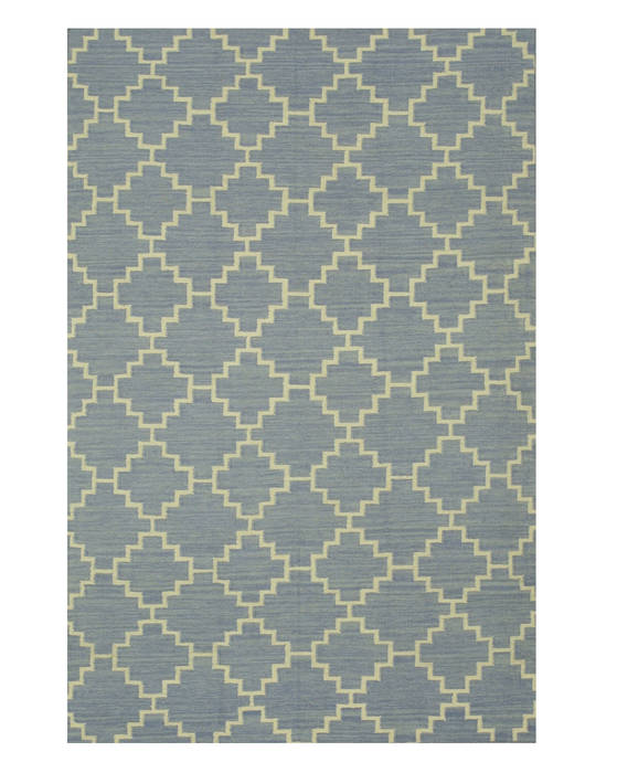 Modern-Contemporary Blue Hand Made 50 X 80 Area Rug 834-130928 Image 0