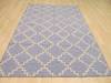 Modern-Contemporary Blue Hand Made 50 X 80 Area Rug 834-130928 Thumb 2