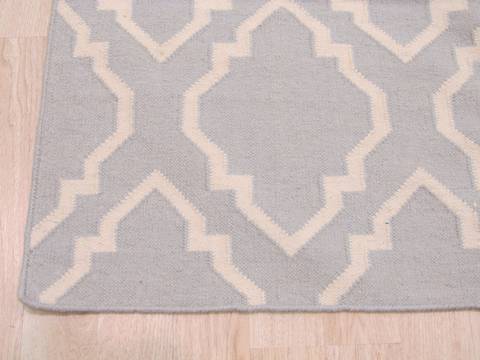 Kilim Blue Hand Made 50 X 80 Area Rug 834-130932 Image 1