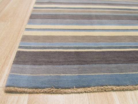 Multicolor Hand Made 100 X 130 Area Rug 834-130963 Image 1