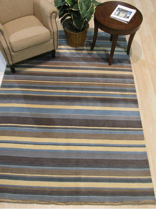 Multicolor Hand Made 100 X 130 Area Rug 834-130963 Image 3
