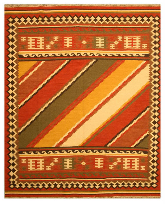 Kilim Red Hand Made 50 X 80 Area Rug 834-130988 Image 0