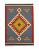 Kilim Blue Hand Made 100 X 140 Area Rug 834-130990 Thumb 0