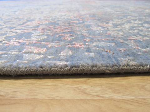 Modern-Contemporary Multicolor Hand Knotted 811 X 122  Area Rug 834-130995 Image 4