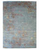 Modern-Contemporary Multicolor Hand Knotted 811 X 122  Area Rug 834-130995 Thumb 0