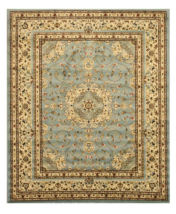 Isfahan Blue Machine Made 53 X 73 Area Rug 834-130996 Image 0