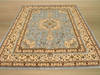 Isfahan Blue Machine Made 53 X 73 Area Rug 834-130996 Thumb 2