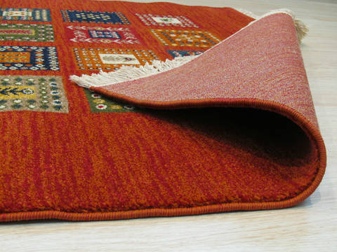 Gabbeh Red Machine Made 50 X 76 Area Rug 834-131000 Image 2
