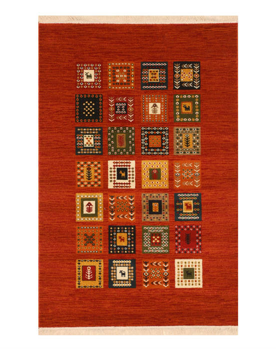 Gabbeh Red Machine Made 50 X 76 Area Rug 834-131000 Image 0