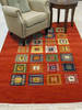 Gabbeh Red Machine Made 50 X 76 Area Rug 834-131000 Thumb 3