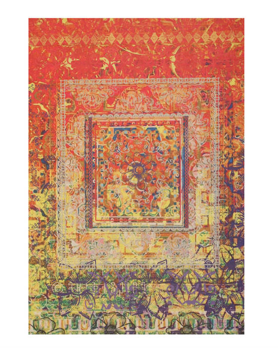 Multicolor Machine Made 53 X 76 Area Rug 834-131010 Image 0