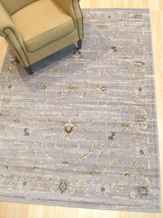 Grey Machine Made 710 X 910 Area Rug 834-131041 Image 3