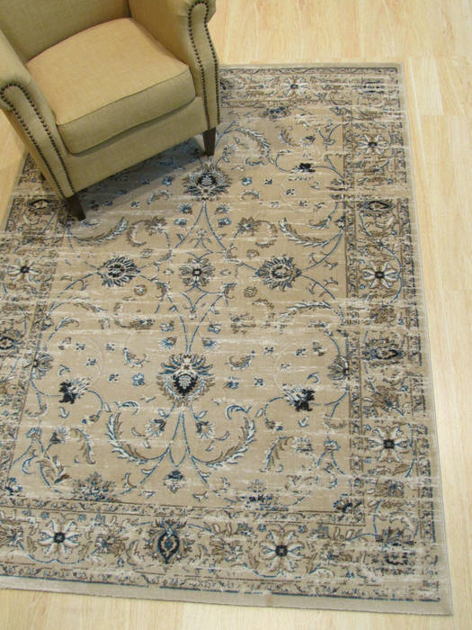 Beige Machine Made 53 X 73 Area Rug 834-131044 Image 3