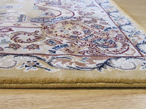 Tabriz Yellow Machine Made 311 X 60 Area Rug 834-131059 Image 4