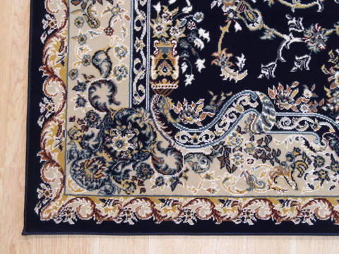 Tabriz Blue Machine Made 411 X 77 Area Rug 834-131064 Image 2