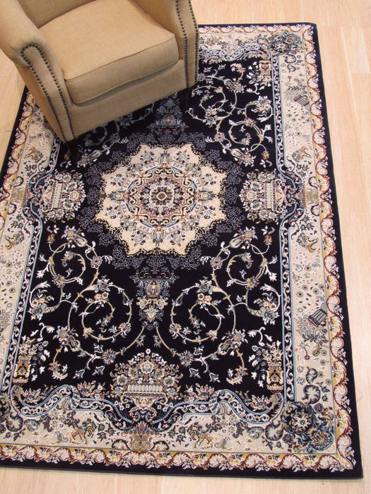 Tabriz Blue Machine Made 710 X 910  Area Rug 834-131065 Image 3